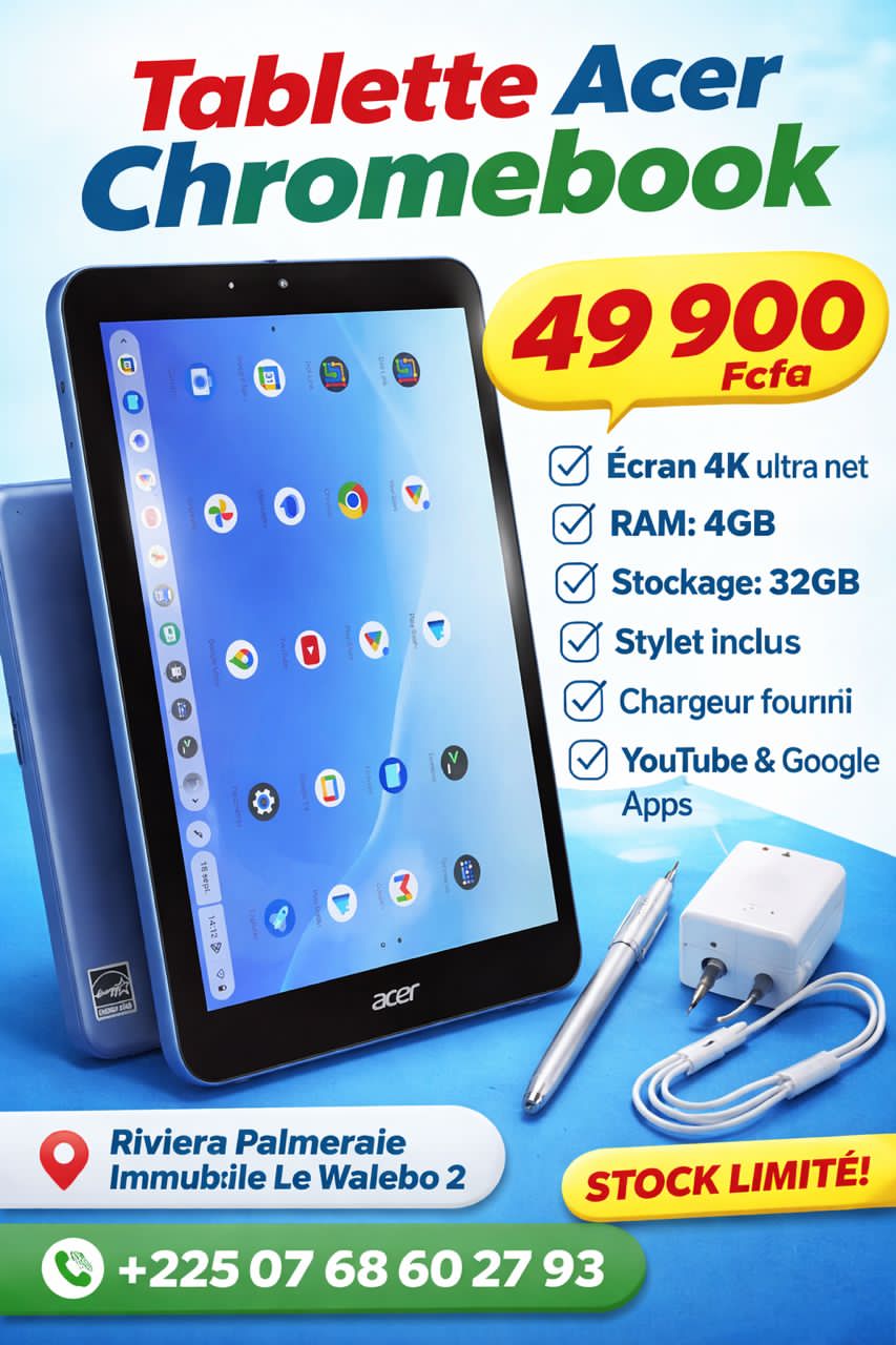 Tablette ACER CHROMEBOOK 10″