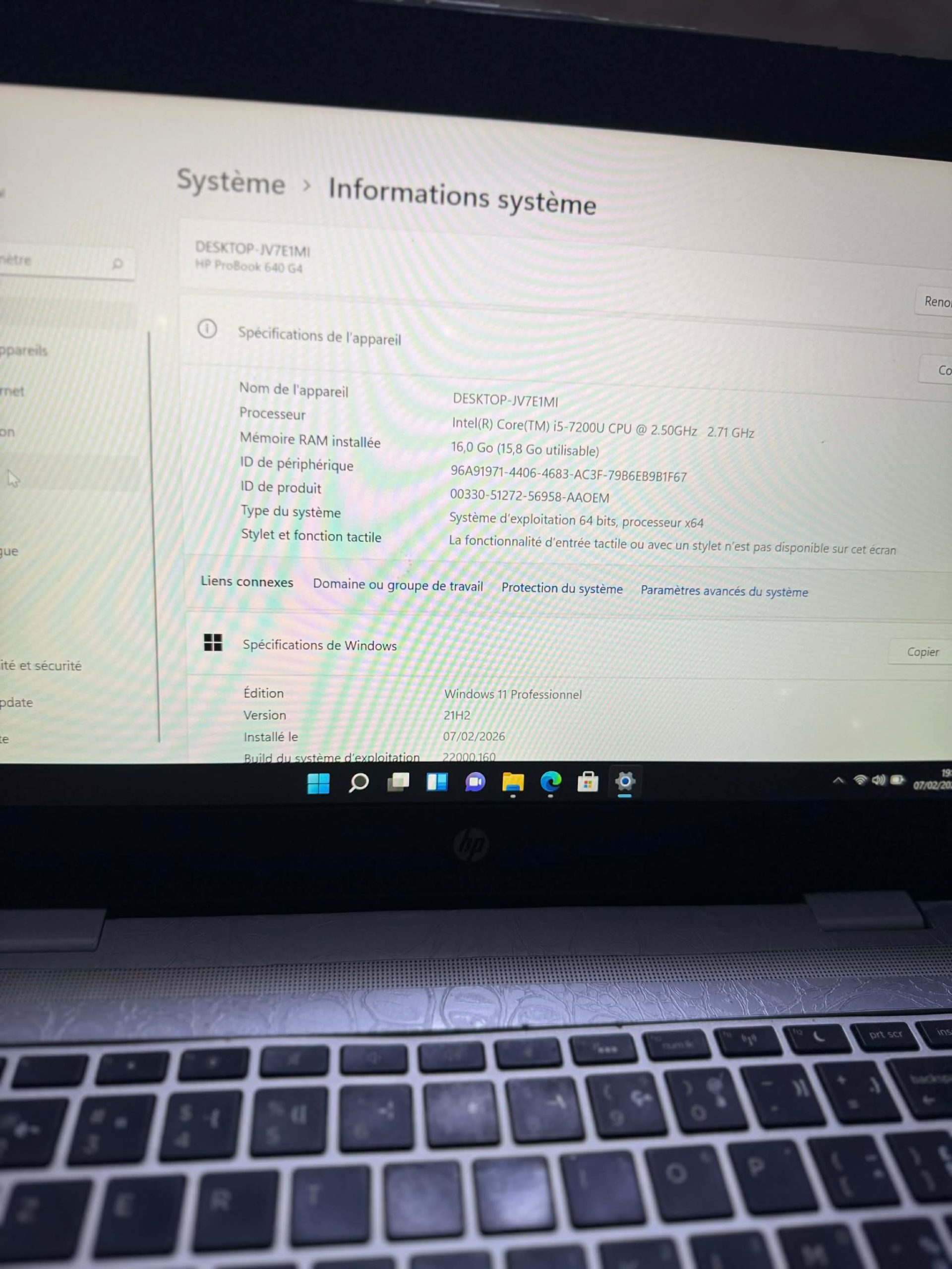 HP G5 7th Gen Core i5