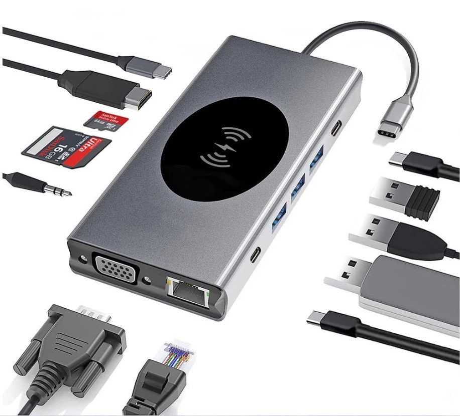 Adaptateur TypeC vers HDTV 13 en 1