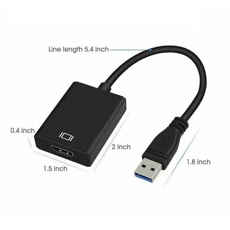 Adaptateur USB 3.0 vers HDMI Qualité HD 1080P
