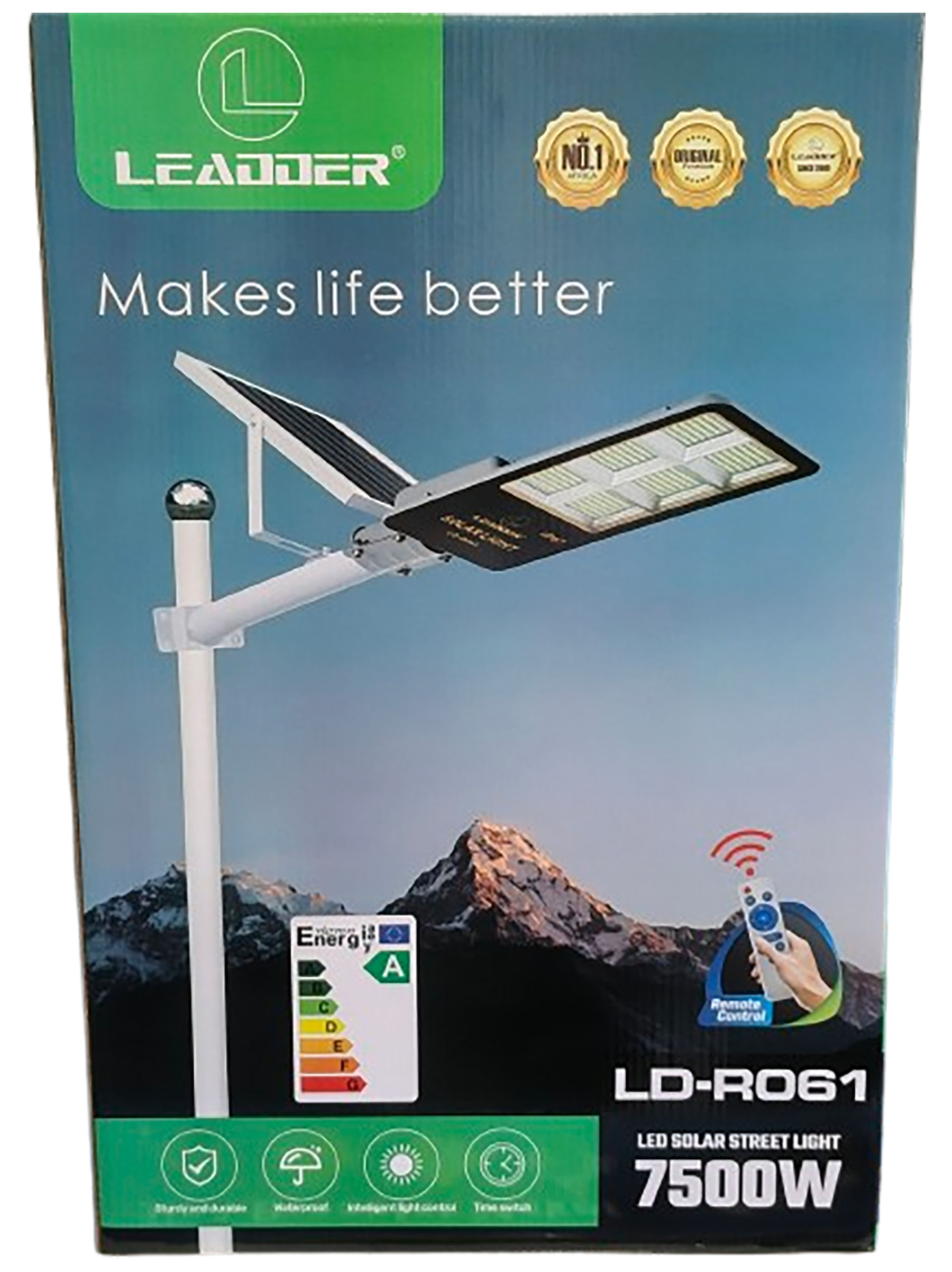 Lampadaire solaire LD-R061- 7500W