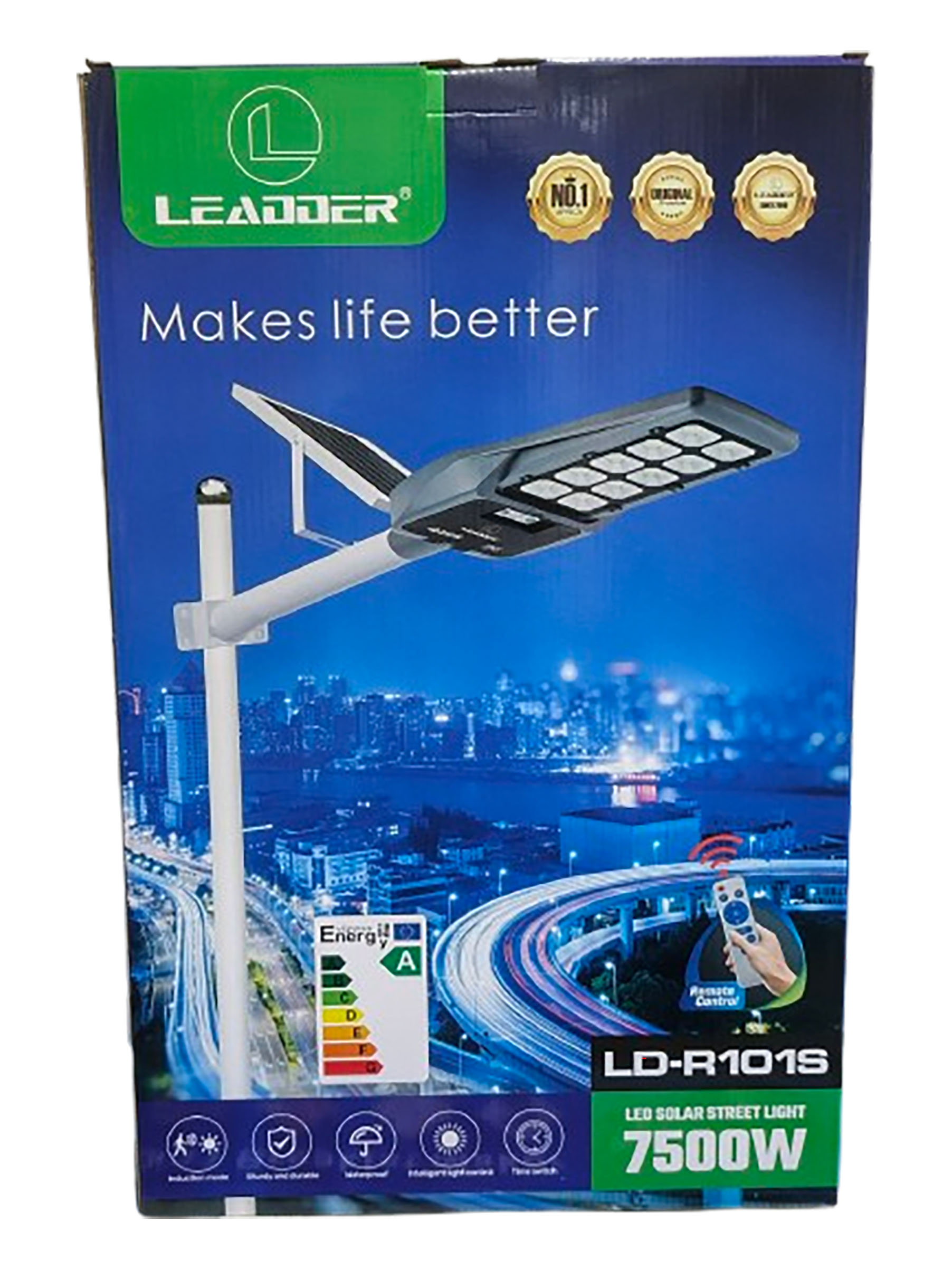 Lampadaire solaire LD-R101S – 7500W