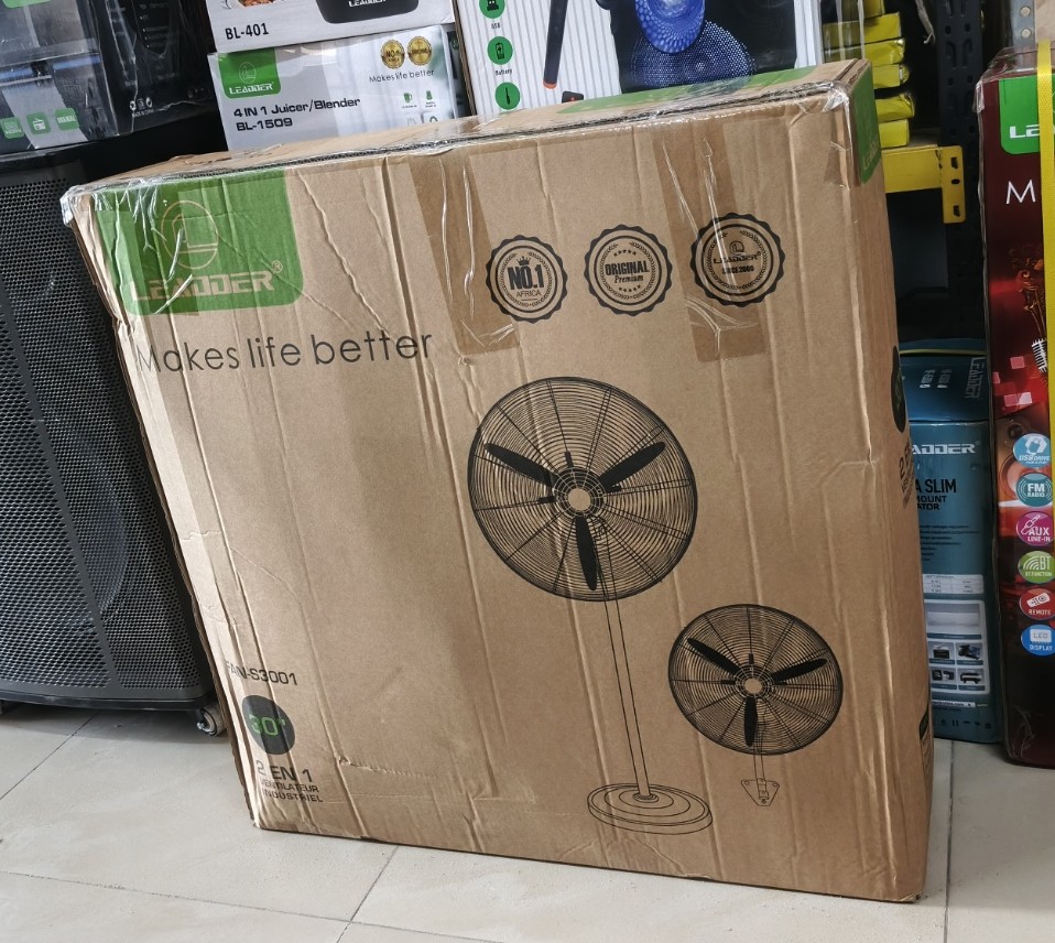 Ventilateur industriel 2en1 (sur pied et mural) De 30 Pouces