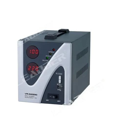 Stabilisateur Régulateur De Tension Numérique 2000VA (VR-S2000)