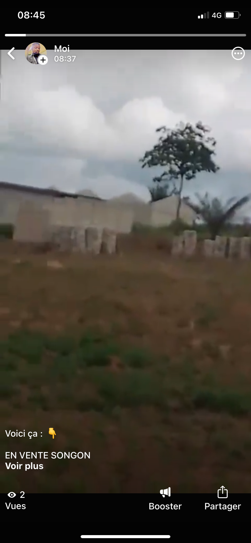 Vente de terrain à songon