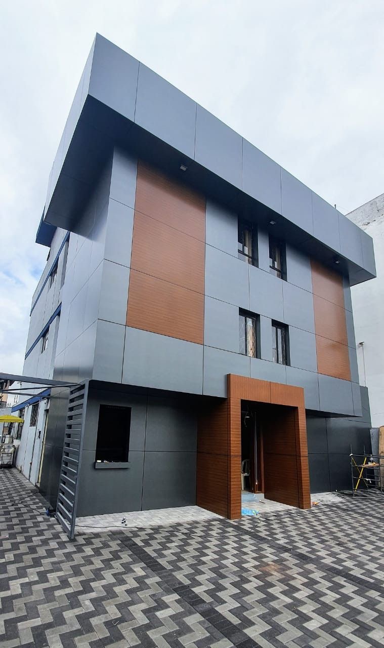 Menuiserie aluminium et Alucobond