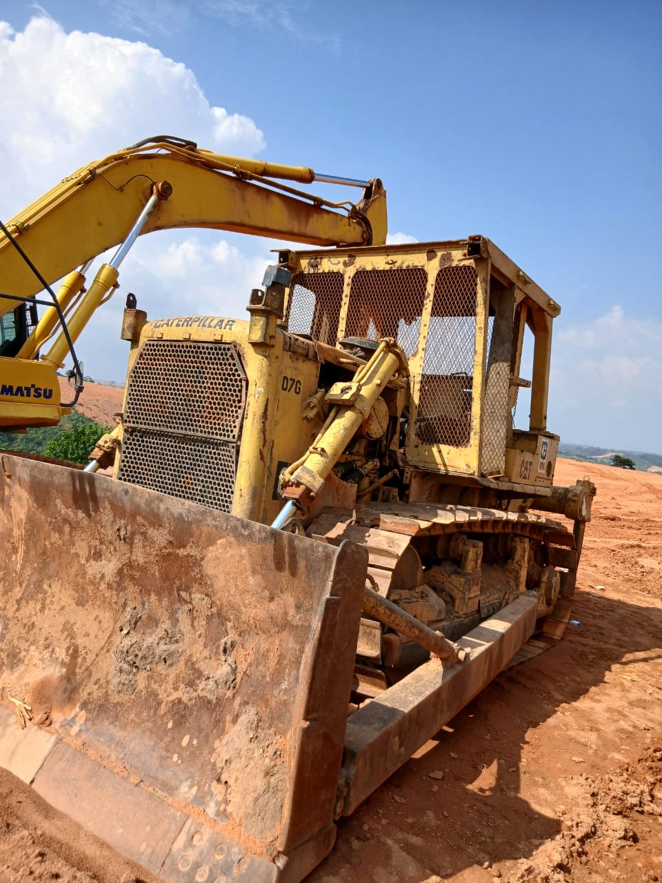 Location bulldozer D7 pour travaux