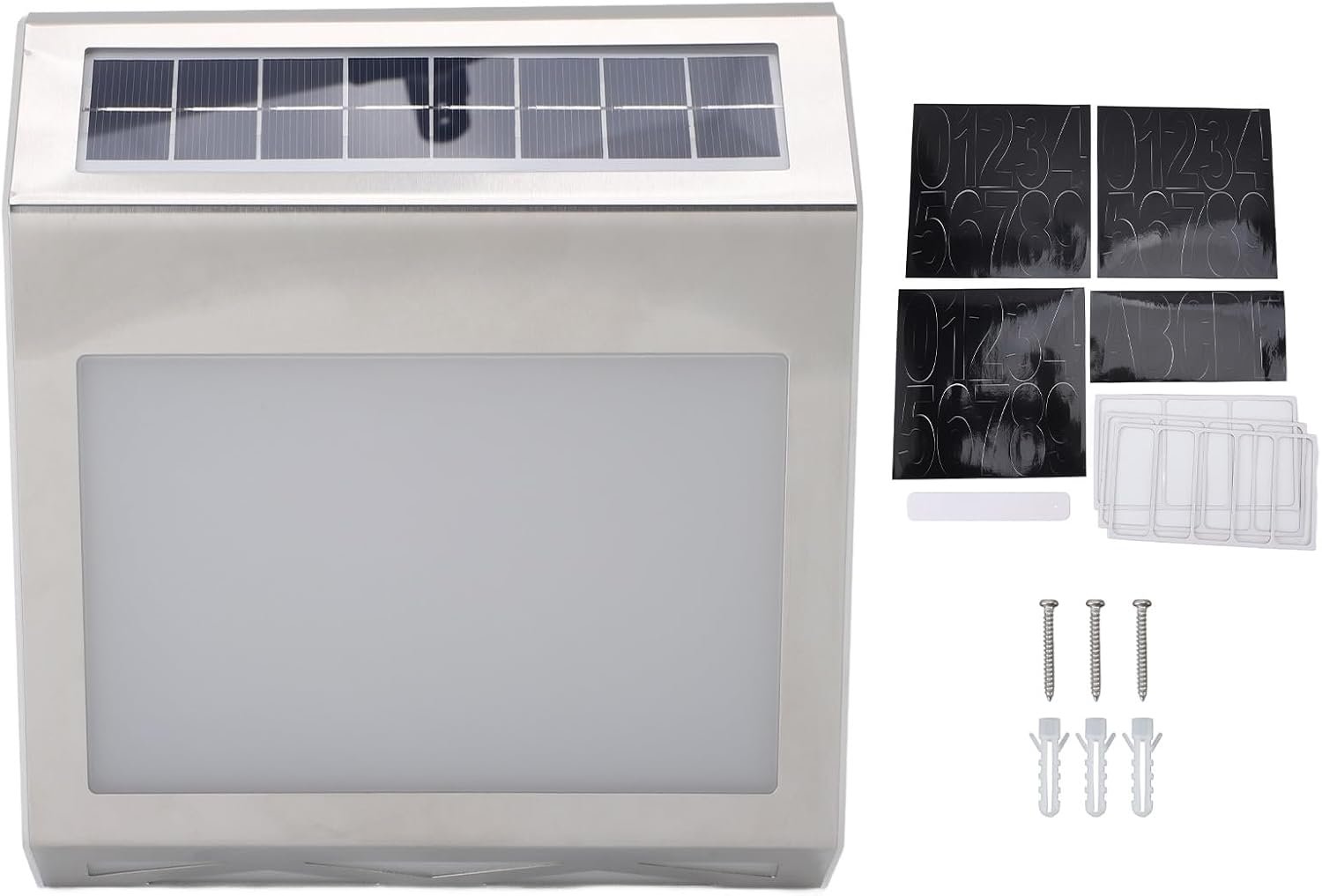 Lampe solaire et panneau publicitaire
