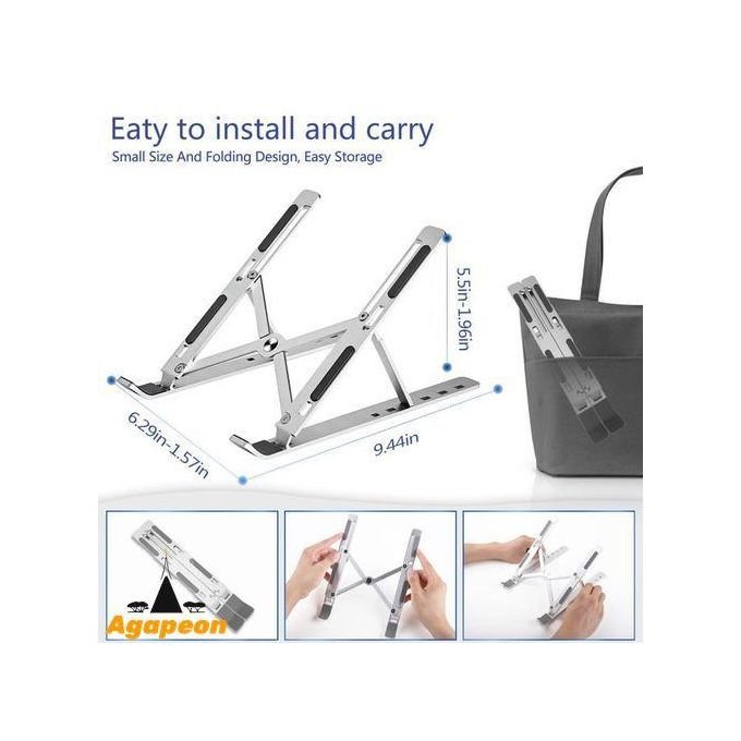 Support laptop pliable