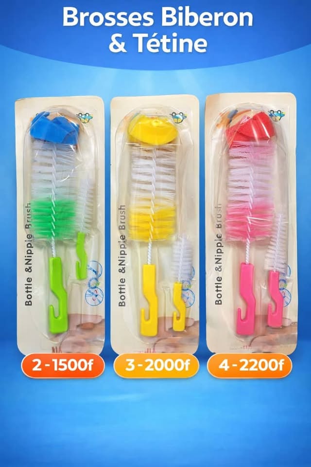 2 Brosse Pour Nettoyage biberons et tétines