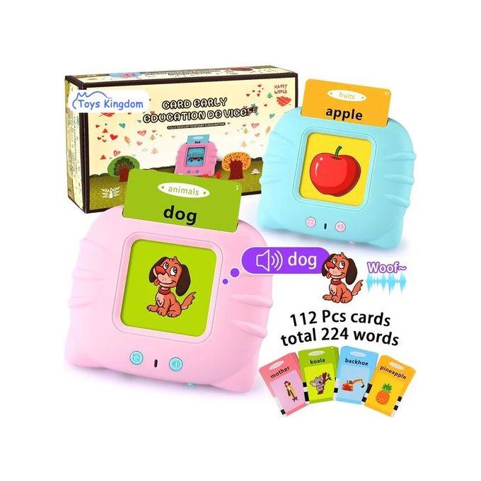 Jouet Vocal Pour Poche Avec Cartes Flash D’alphabet