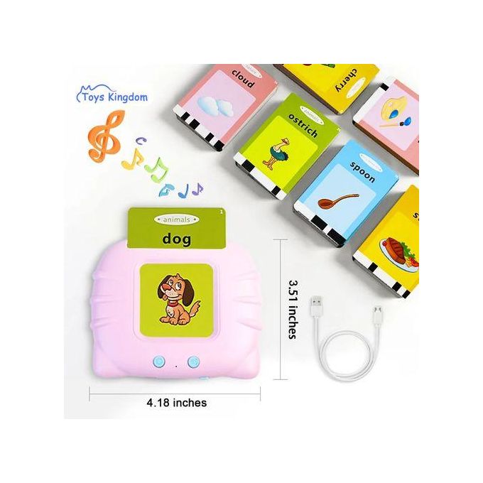 Jouet Vocal Pour Poche Avec Cartes Flash D’alphabet