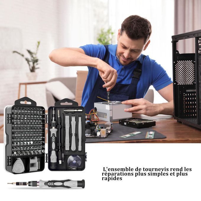 Mythco Kit De Réparation 122 En 1 – Tournevis Précision