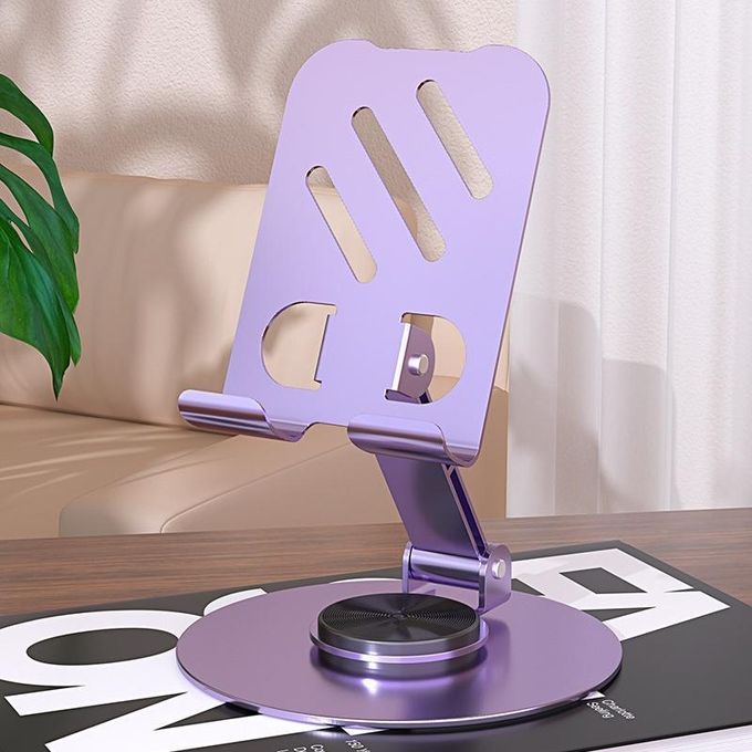 Support De Téléphone Et Tablette Entièrement En Métal. 360° Rotatif