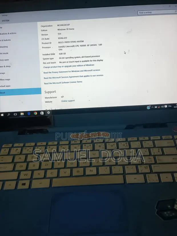 Vente rapide de ordi HP stream laptop