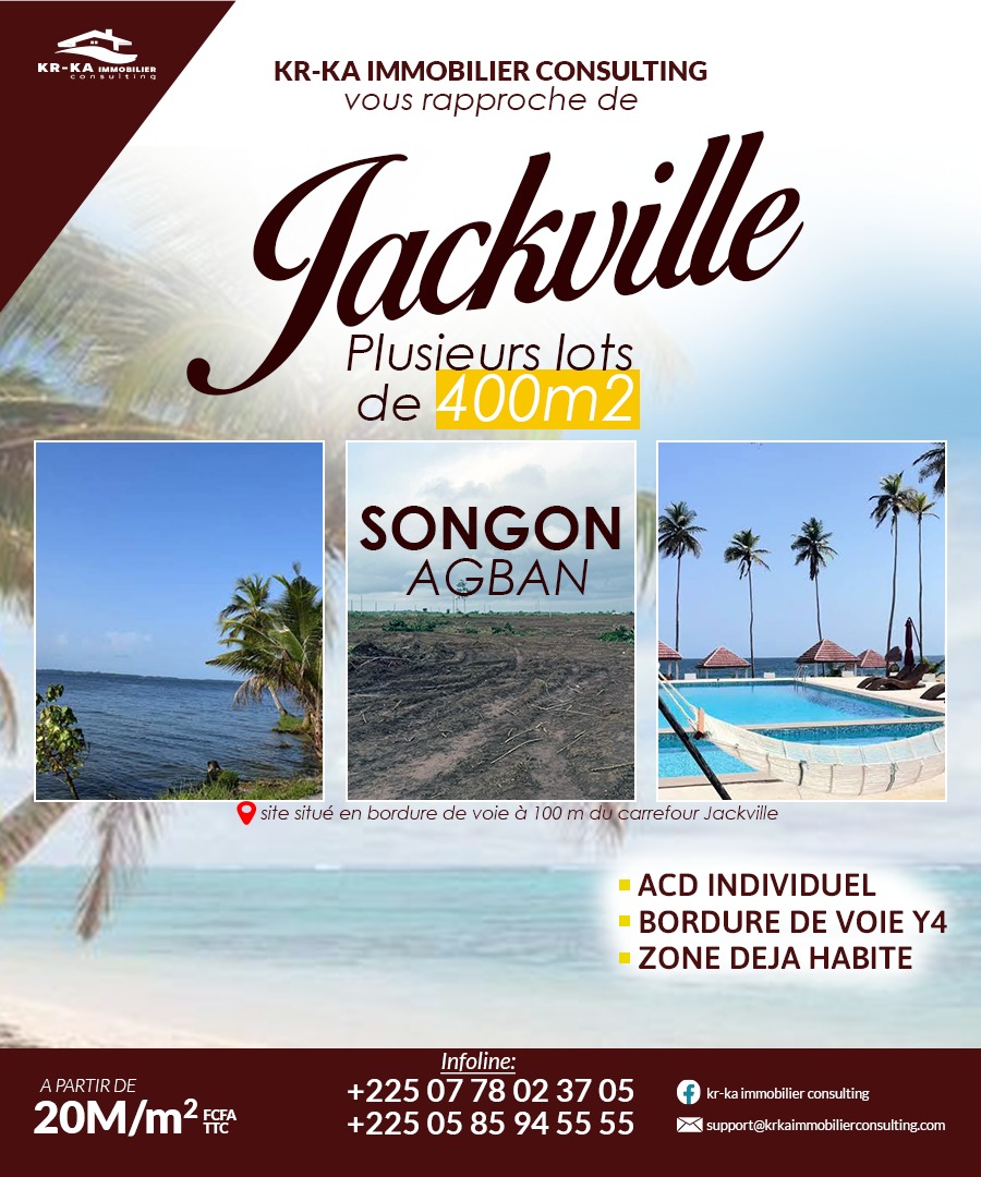 TERRAINS VIABILISES DE 400m2